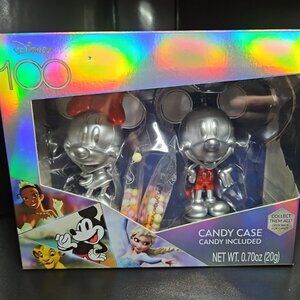 Disney 100 Collectors Mickey and Minnie Candy Holders with Hard Candies